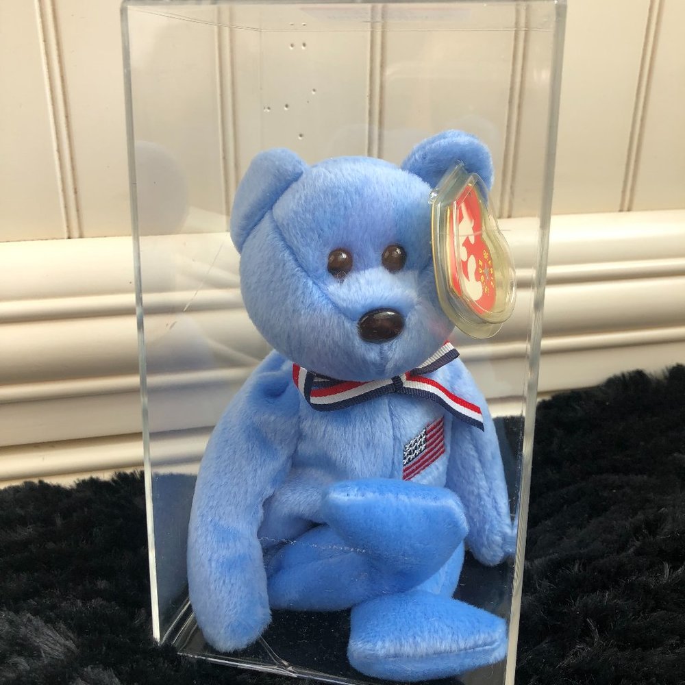 RARE Vintage Ty Beanie Baby America 9/11/2001 with Hologram NEW Collectible